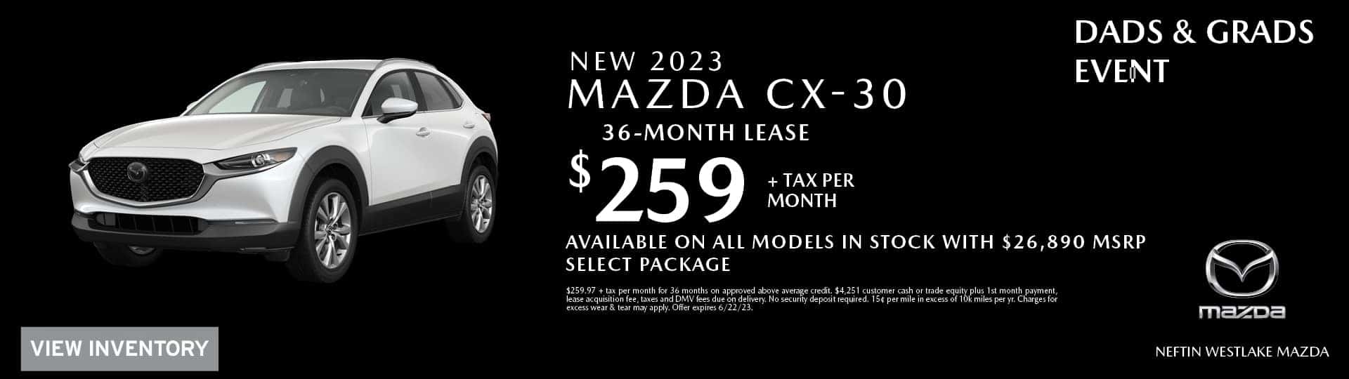 2016 Mazda June &#8217;23 Dads &#038; Grads Event CX30_1920x540