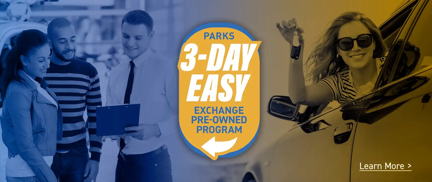 Parks 3-Day Easy Exchange Pre-Owned Program