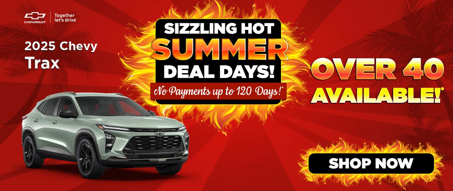 June Trax Special - Desktop Banner - Parks KV Chevy