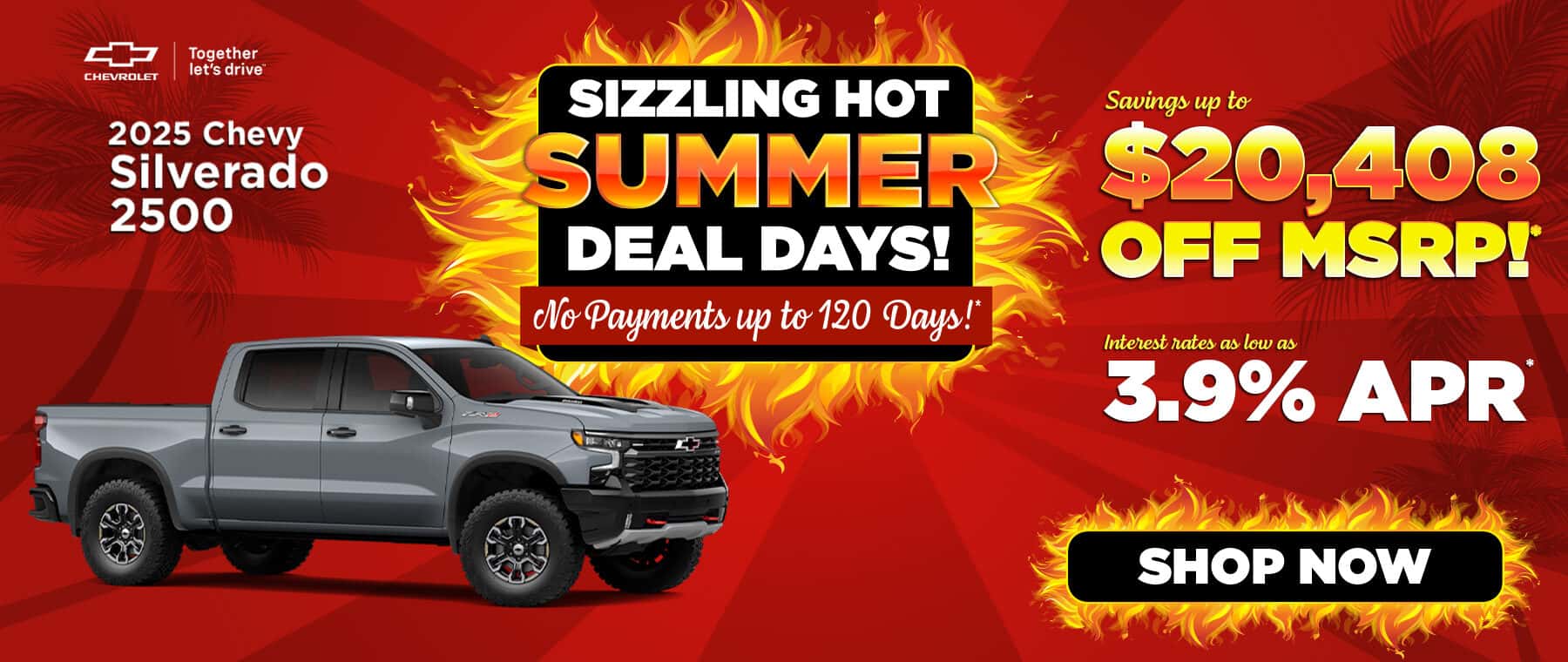 June Silverado 2500 - Special Desktop Banner - Parks KV Chevy