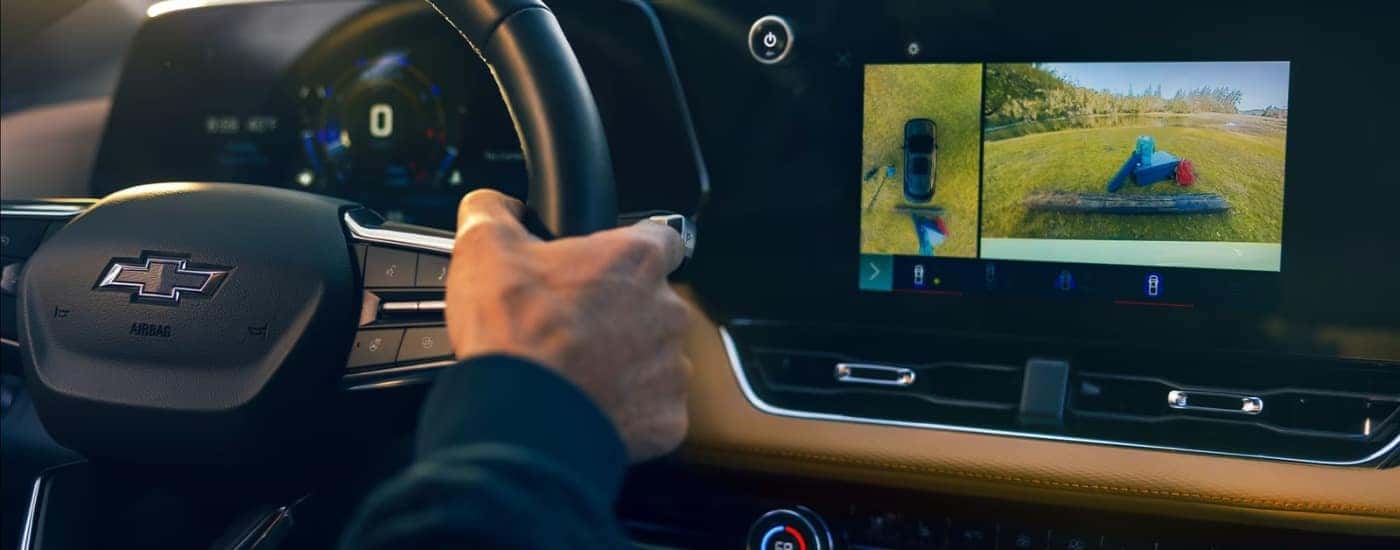 Infotainment screen in a 2025 Chevy Equinox.
