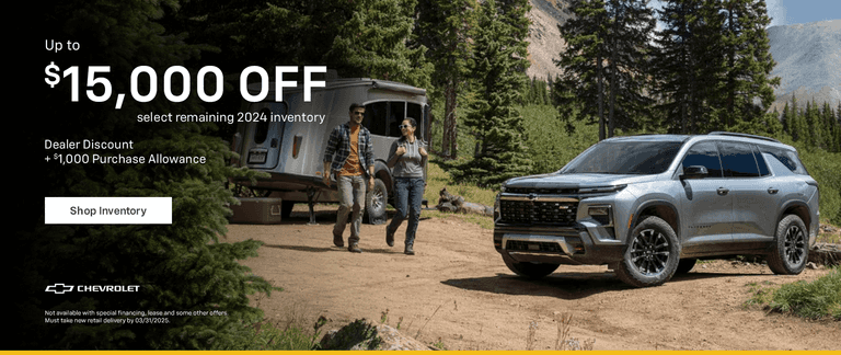 Up to $9,549 off on remaining 2024 inventory