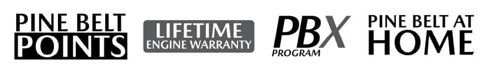 Pine Belt At Home, PBX, Pine Belt Points, Lifetime Engine Warranty
