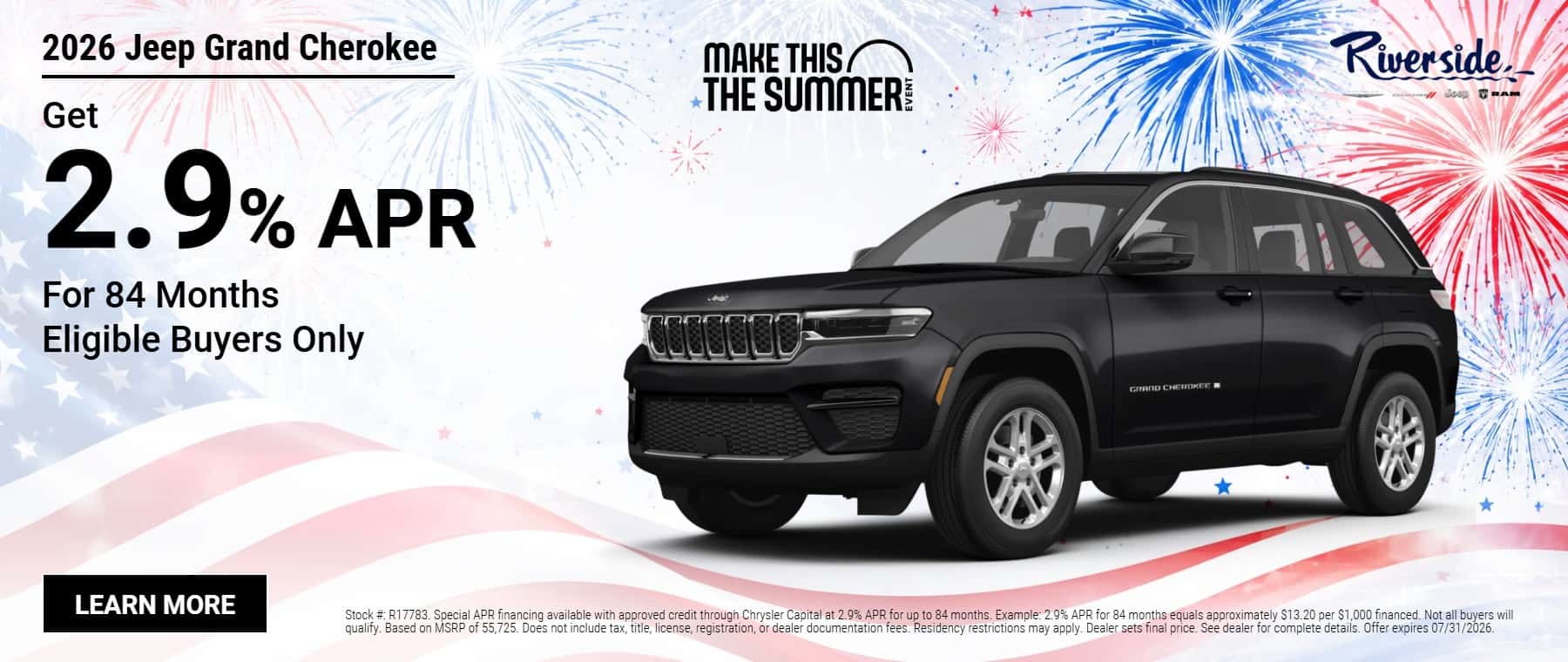 Grand Cherokee July Offer