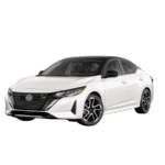 2024 White and Black Nissan Sentra