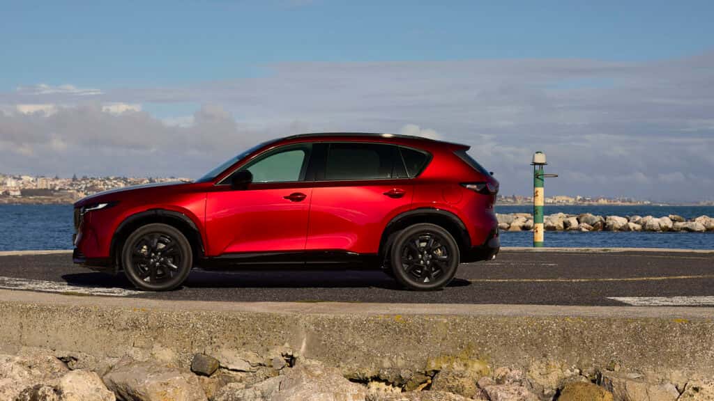 The 2026 Mazda CX-5 on the road