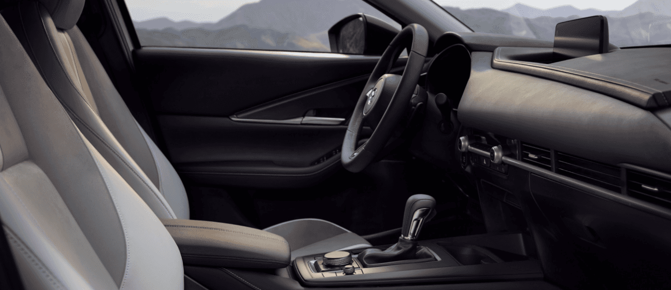 The dashboard of the 2026 Mazda CX-30