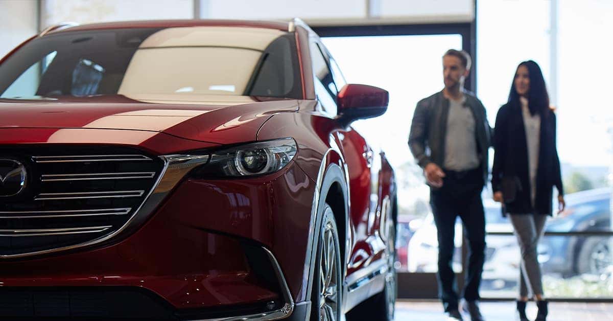 Mazda dealership showroom