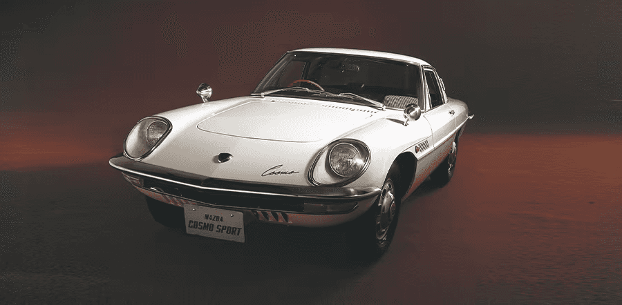 One of the first models to feature the Mazda rotary engine