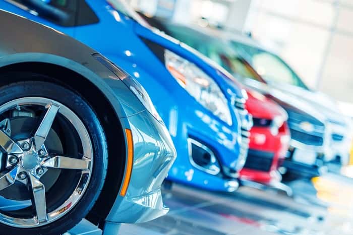 Rows of used cars in Evanston, IL