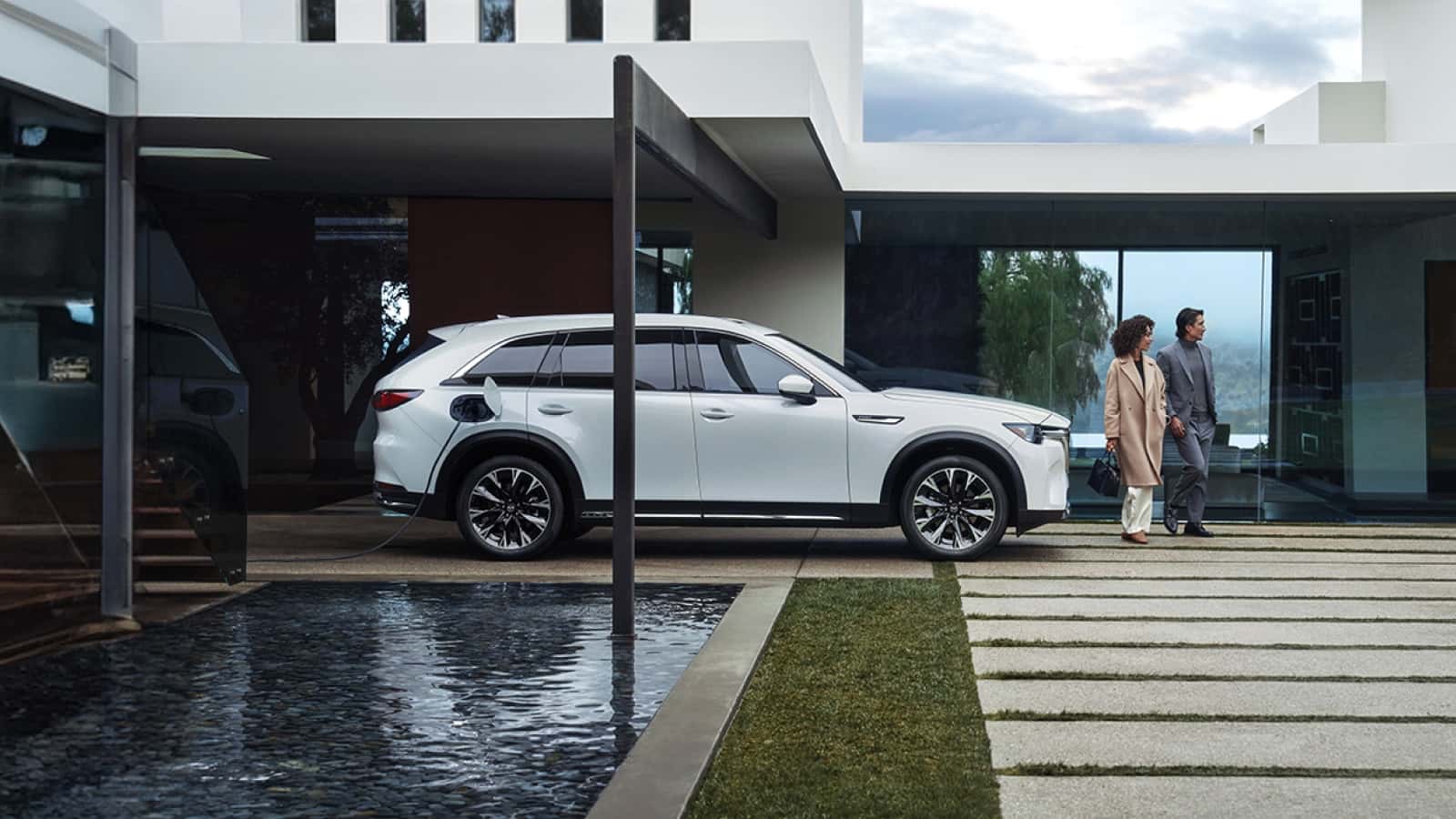 Mazda PHEV charging at home