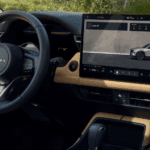 Dashboard of a new Mazda model