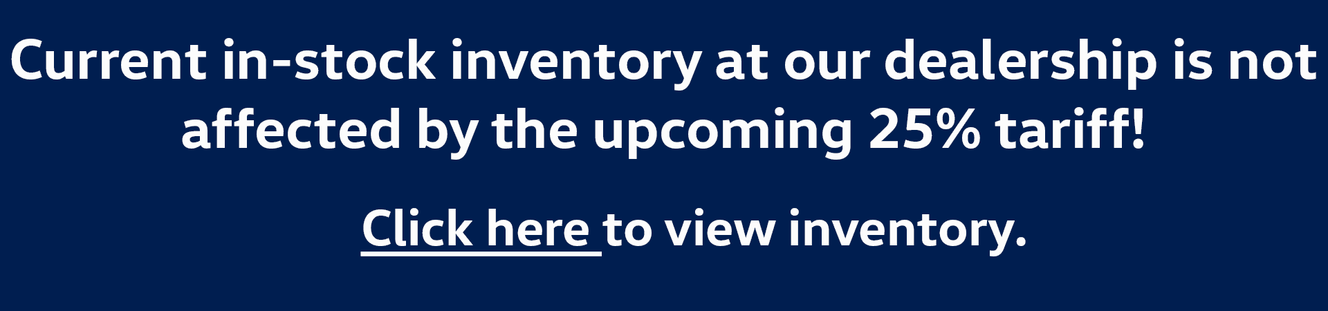 Tariff-Inventory